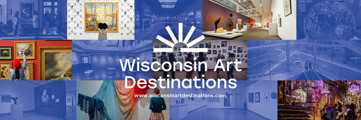 Photo collage of museums that are a part of Wisconsin Art Destinations